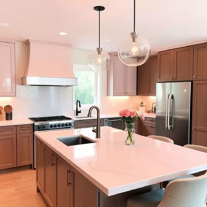 durable blush quartz countertop 1