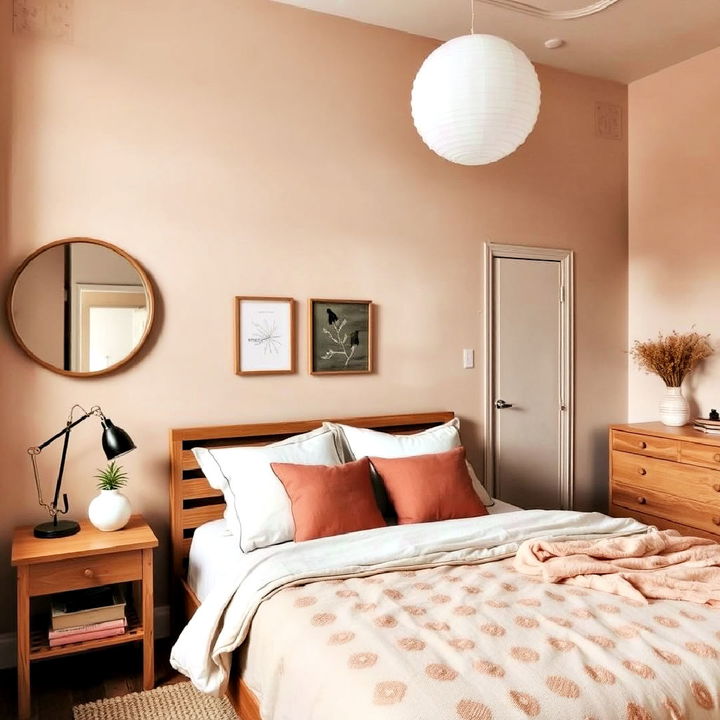 earthy tones bedroom for a natural vibe