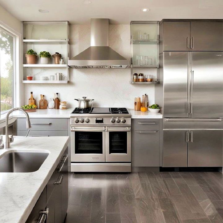 easy to clean stainless steel appliances