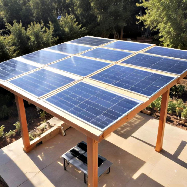 eco friendly solar panel shading