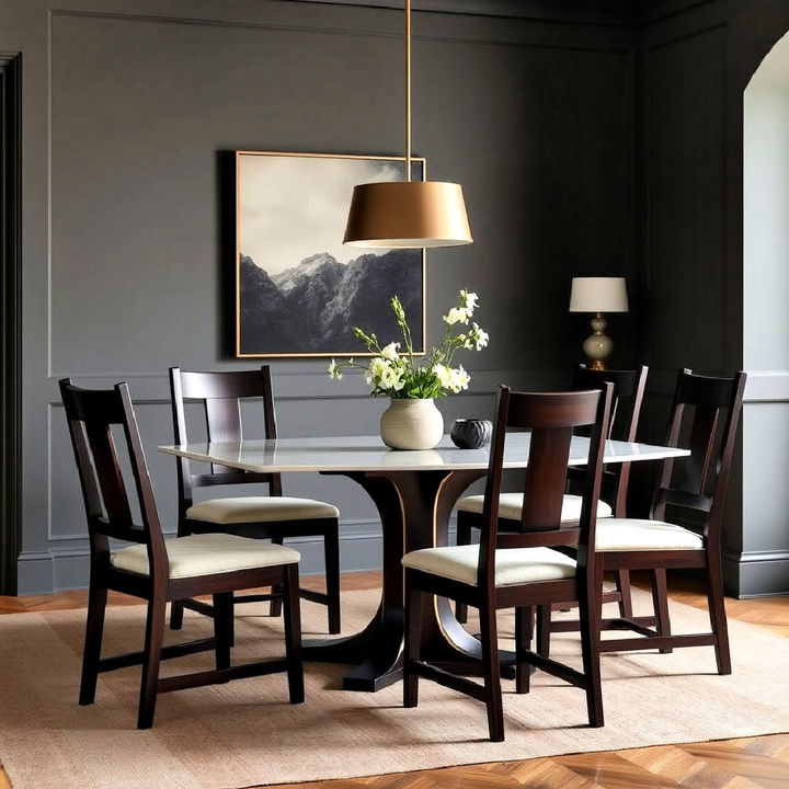 elegance high back dining chairs