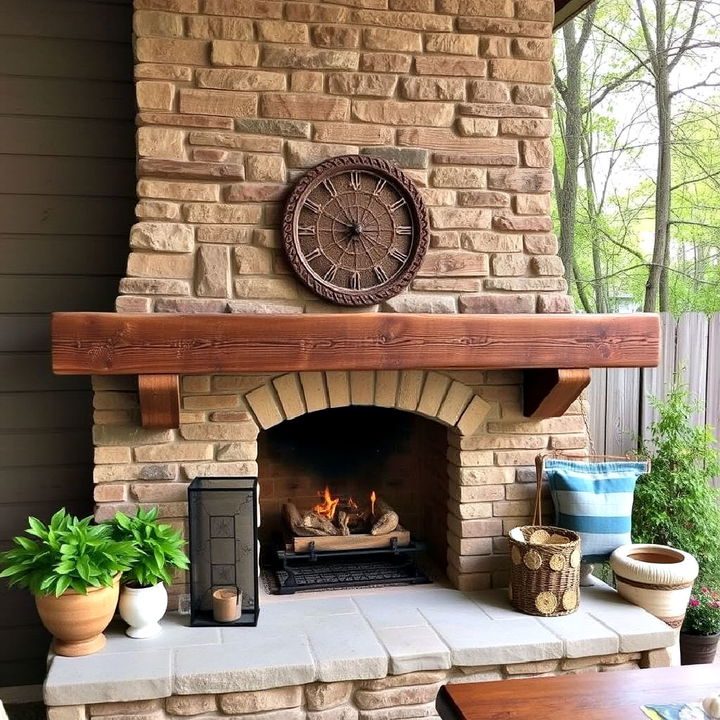 elegance reclaimed wood mantel