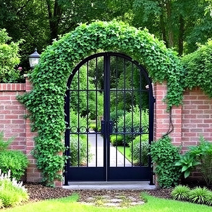 elegant arched gate design