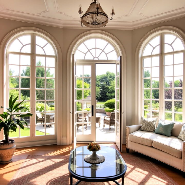 elegant french windows