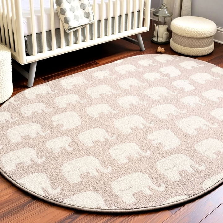 elephant themed area rug