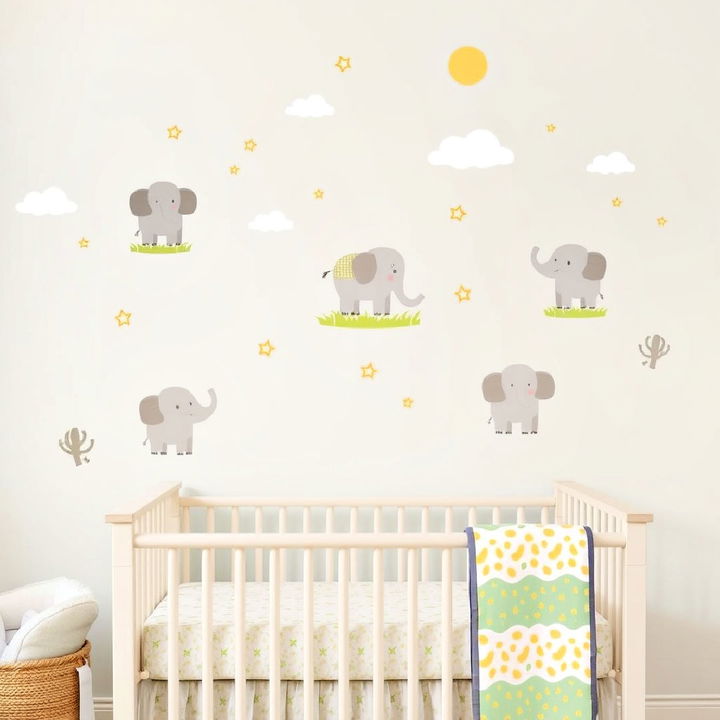 elephant wall decals for nursery