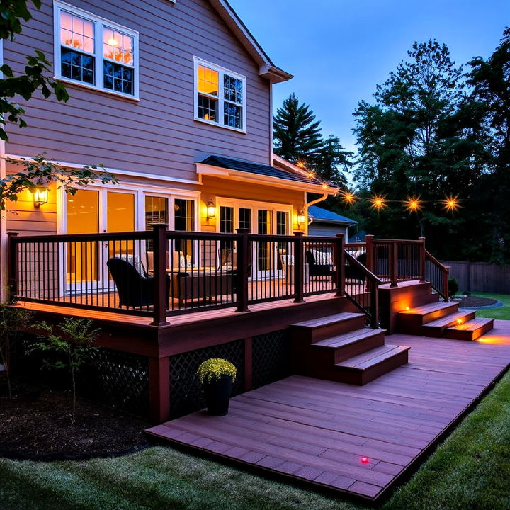 elevated deck to enjoy scenery