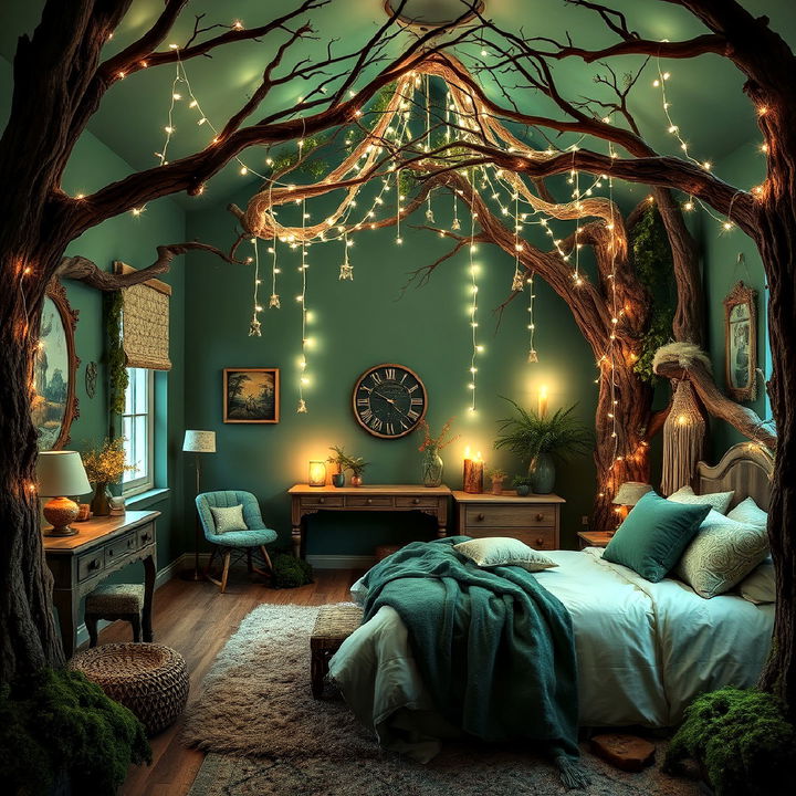 enchanted forest themed bedroom