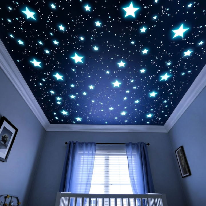 enchanting glow in the dark star ceiling