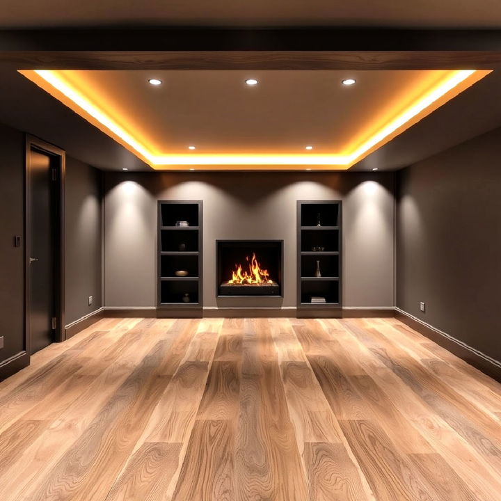 engineered wood flooring for basement