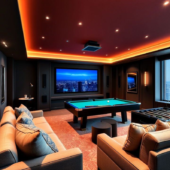 entertainment room functional space to your penthouse