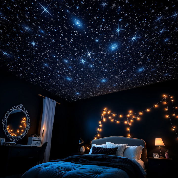 expansive and dreamy starry night ceiling