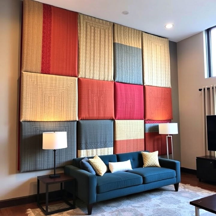 fabric panels for tall wall