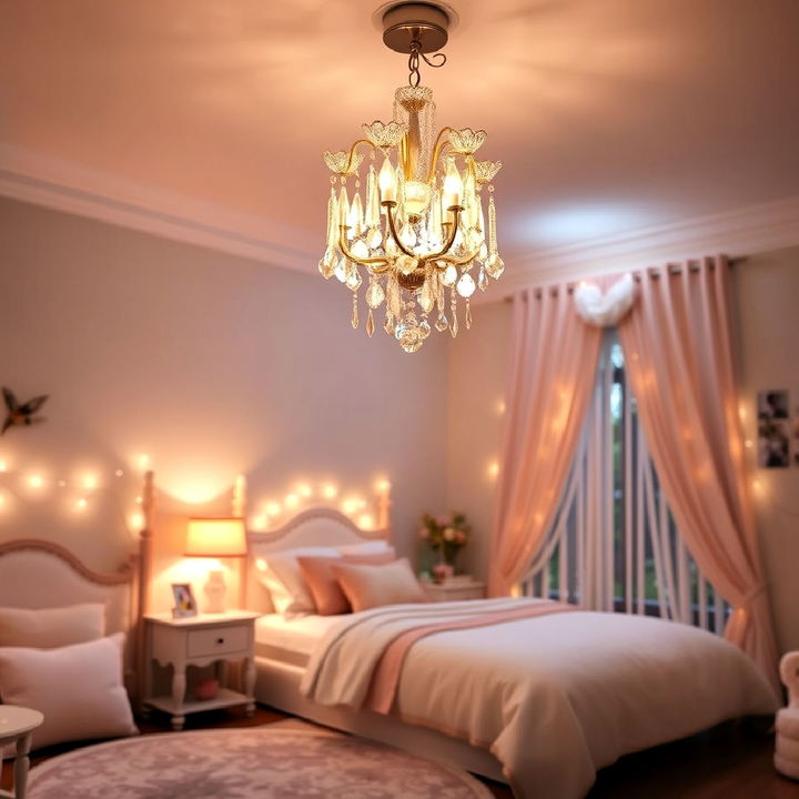 fairy inspired chandelier for bedroom