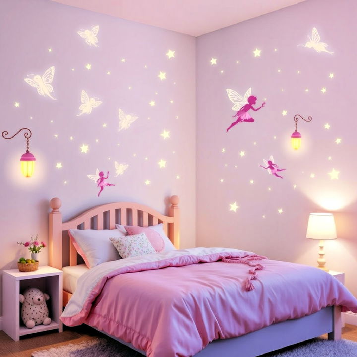 fairy themed wall stickers for bedroom