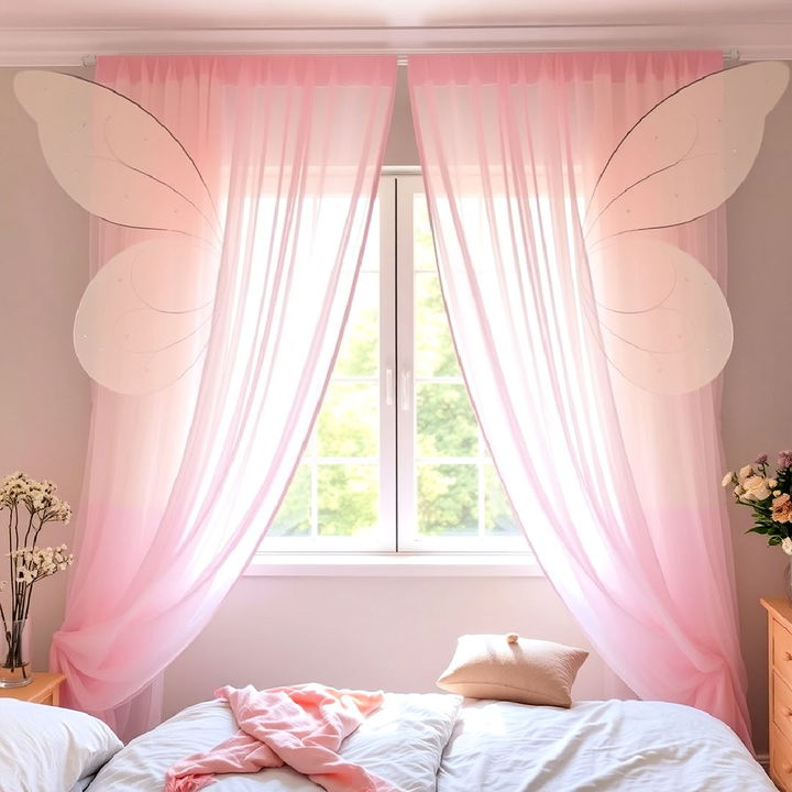 fairy window curtains for bedroom