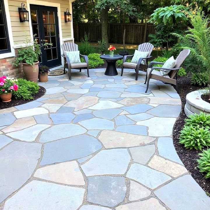 flagstone flooring for patio