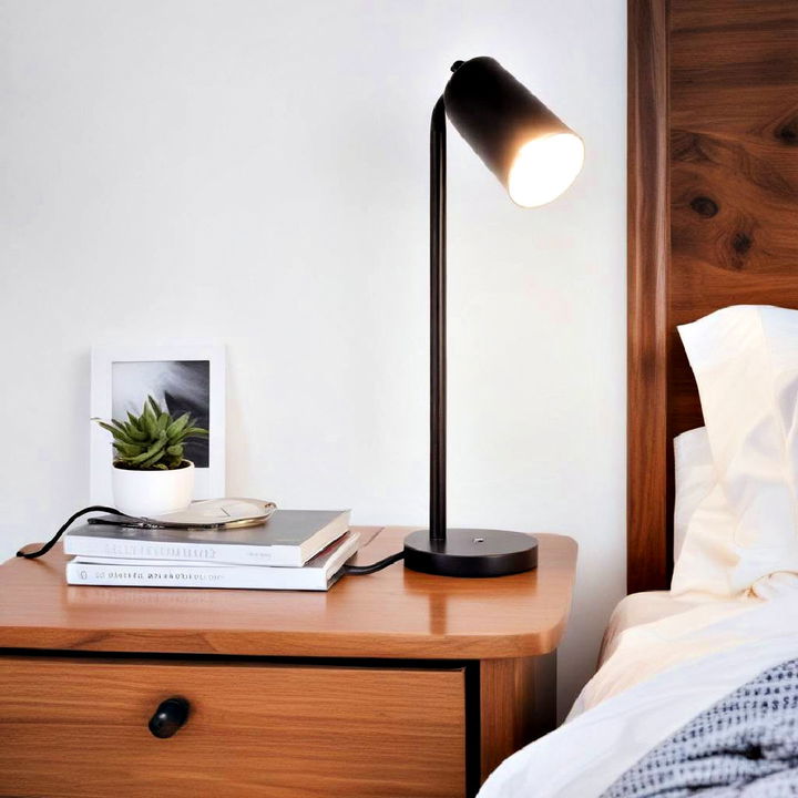 flexible reading light for nightstand