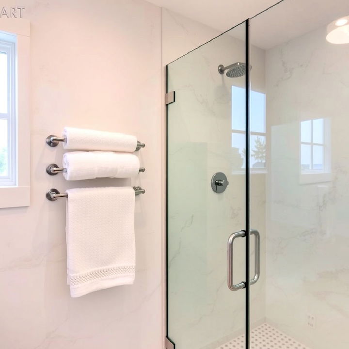 floating towel bars