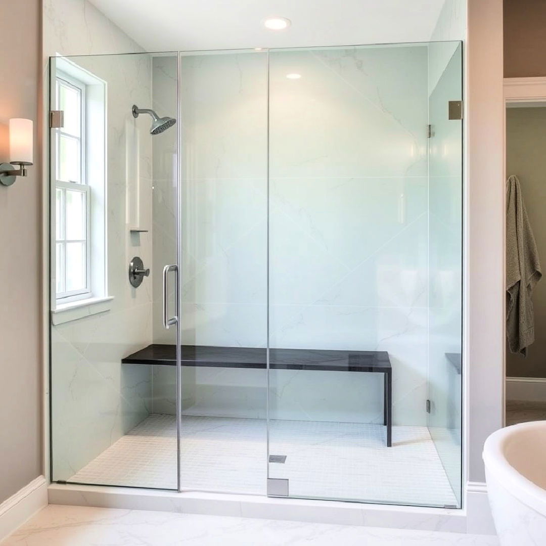 40 Walk in Showers With Benches To Inspire Your Remodel 40 Walk in Showers With Benches To Inspire Your Remodel