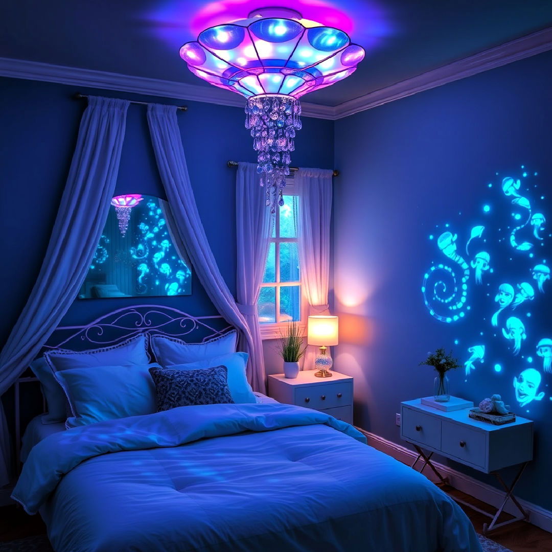 iridescent lighting fixtures