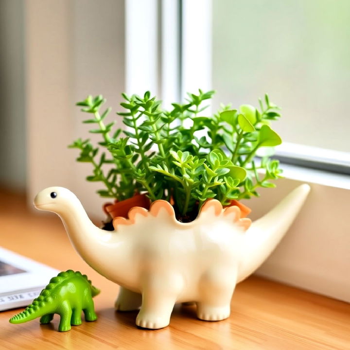 fun way prehistoric planter