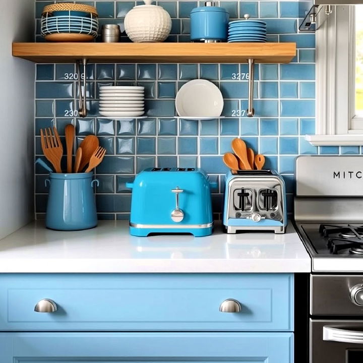 functional blue small appliances