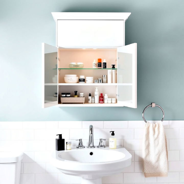 functional medicine cabinet storage