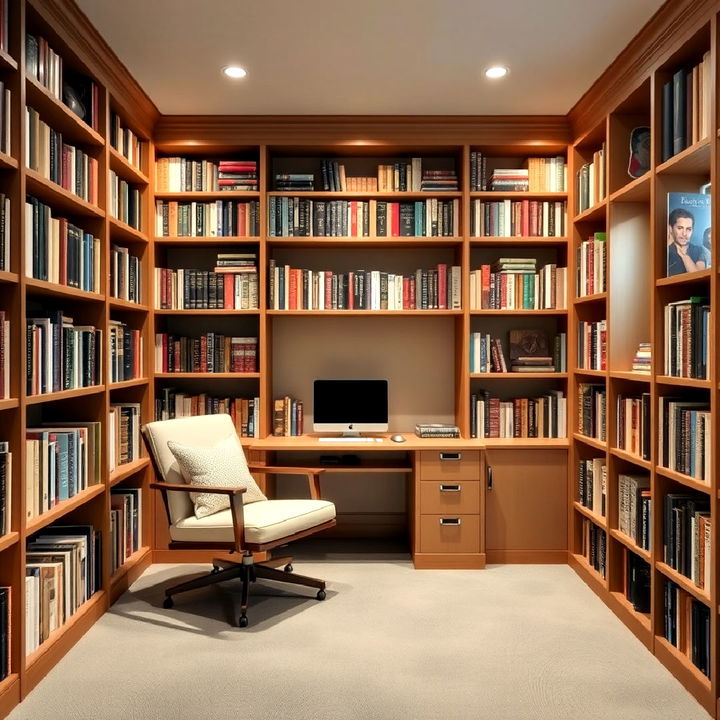 functional personal library office