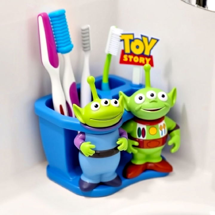 functional toy story toothbrush holder