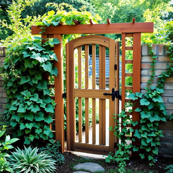 functional trellis garden gate