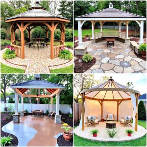 gazebo floor ideas