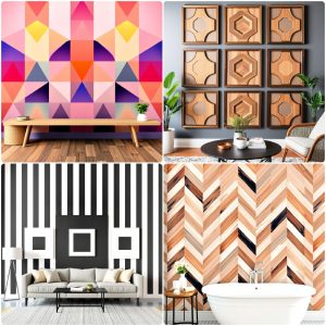 geometric accent wall ideas