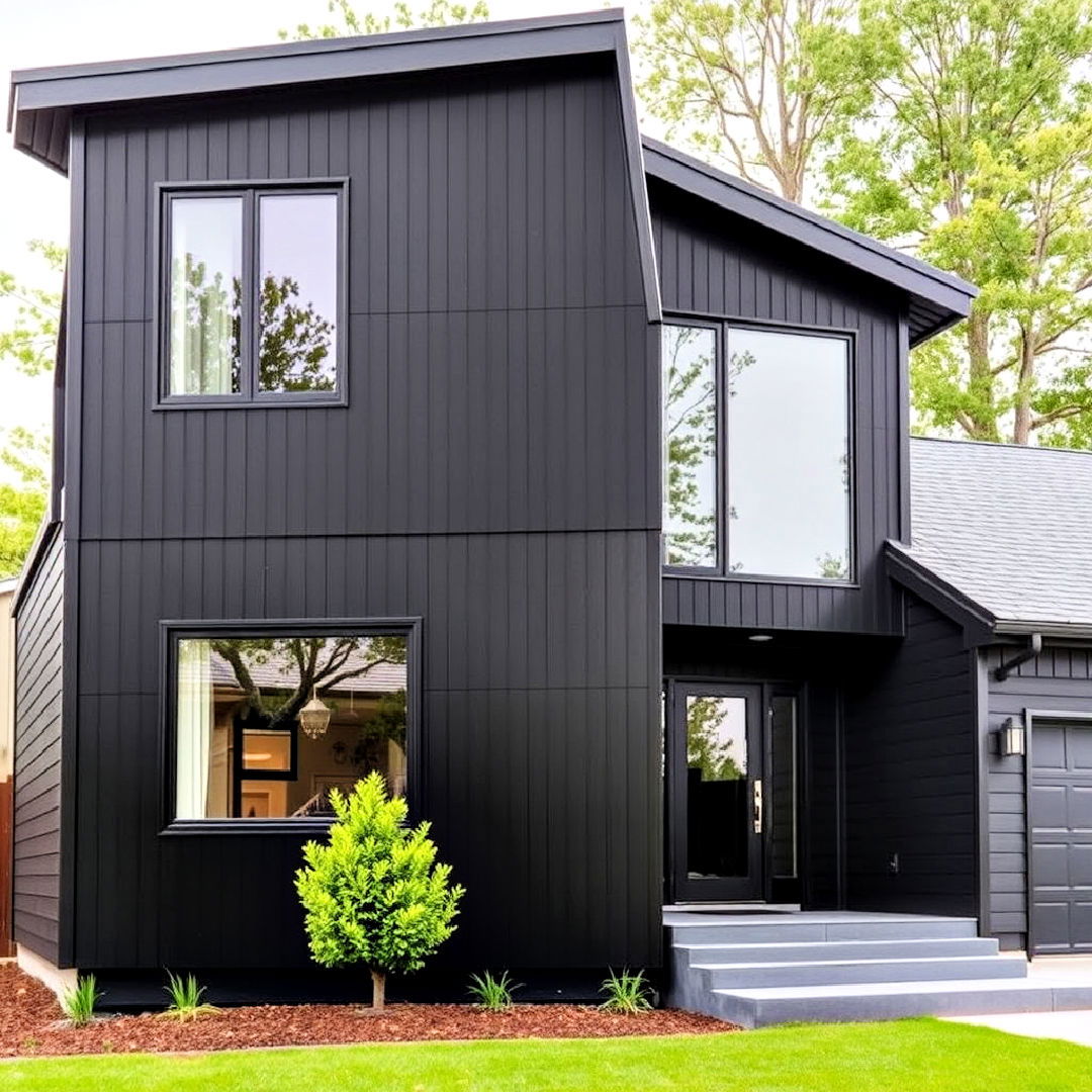 30 Black House Siding Ideas for A Modern Home Exterior