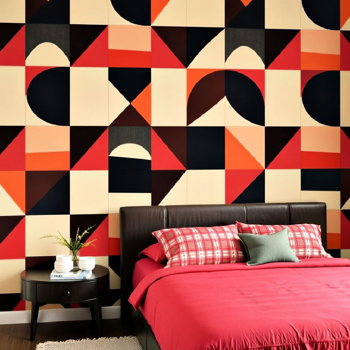 geometric pattern for bauhaus interior design