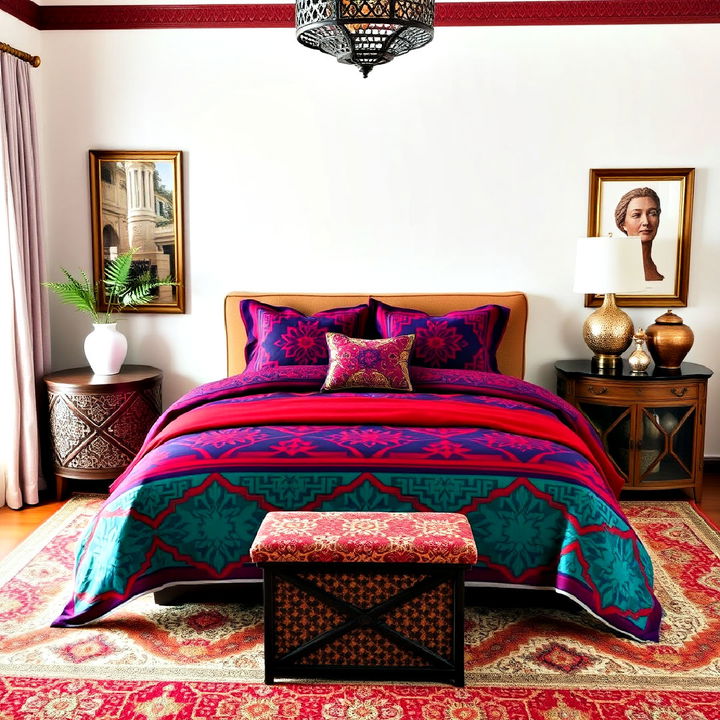 geometric patterned bedding