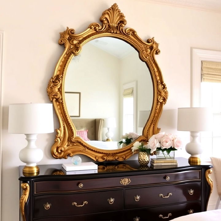 gilded mirror for blair waldorf bedroom