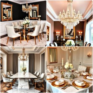 glam dining room ideas