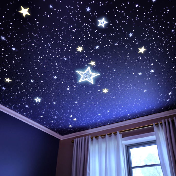 glittering starry sky ceiling