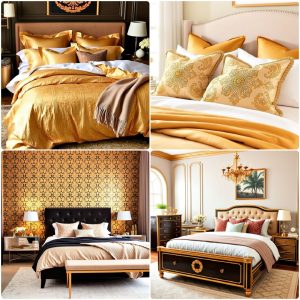 gold bedroom ideas