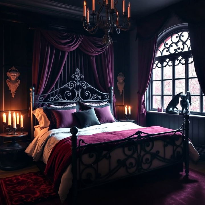 gothic fantasy room to create a mysterious vibe