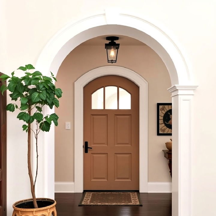 graceful arched door trim