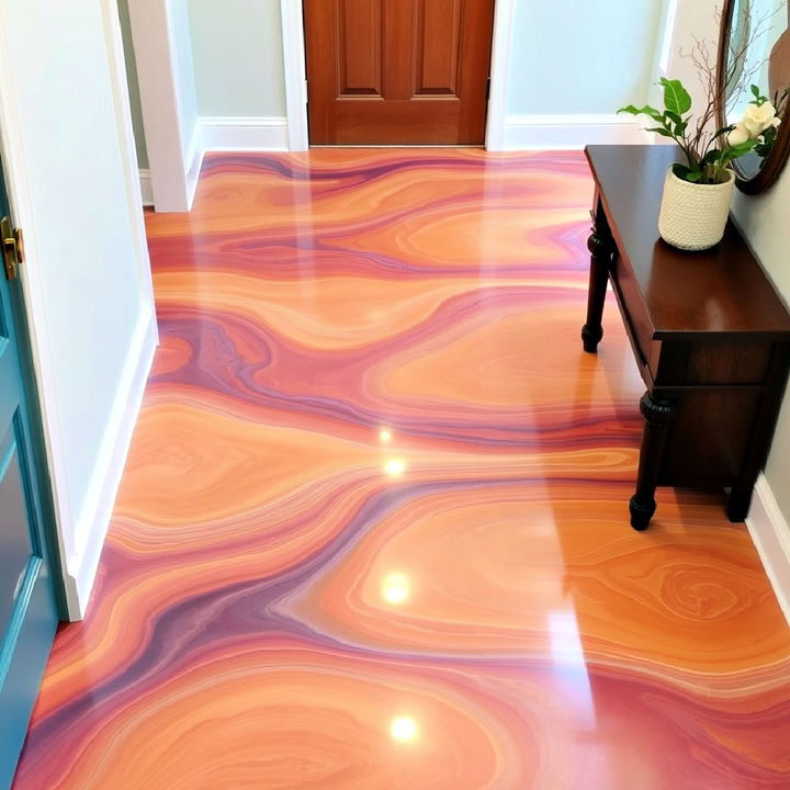 gradient epoxy flow floor