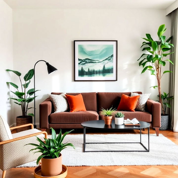 greenery condo living room