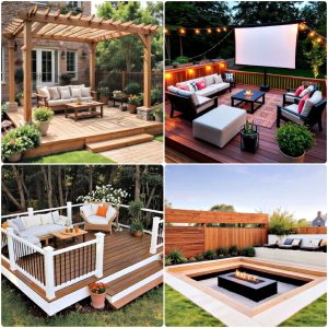 ground level deck ideas