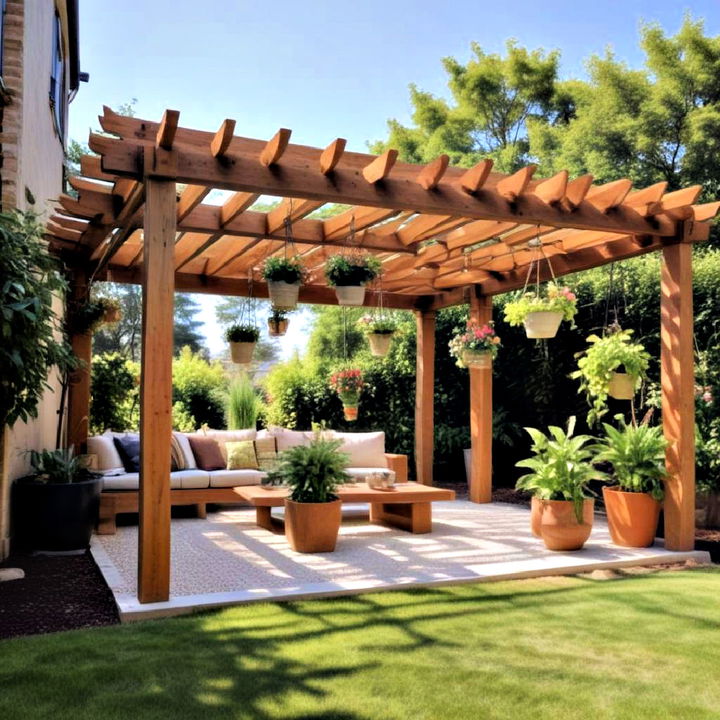 hanging planters for a natural shade