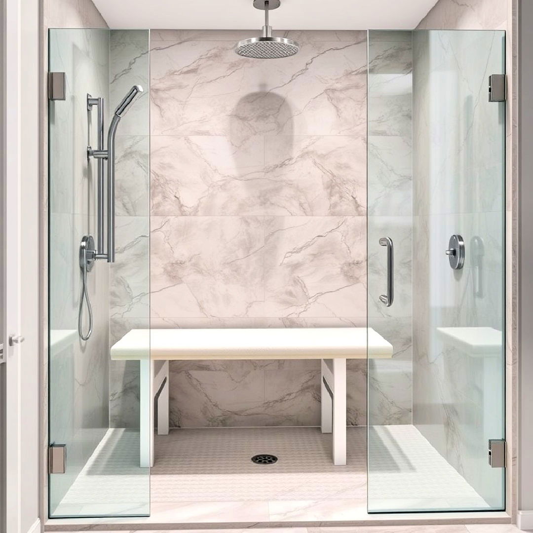 40 Walk in Showers With Benches To Inspire Your Remodel 40 Walk in Showers With Benches To Inspire Your Remodel