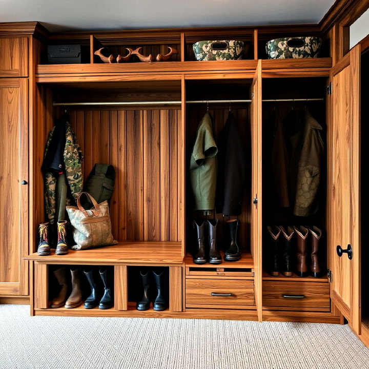 hidden storage for hunting gear