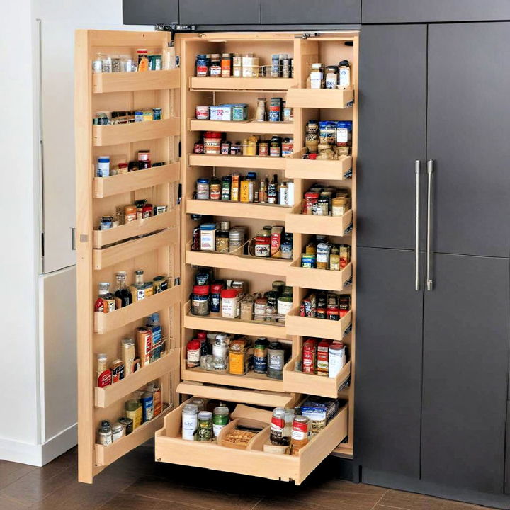 hidden storage to keep clutter out of sight