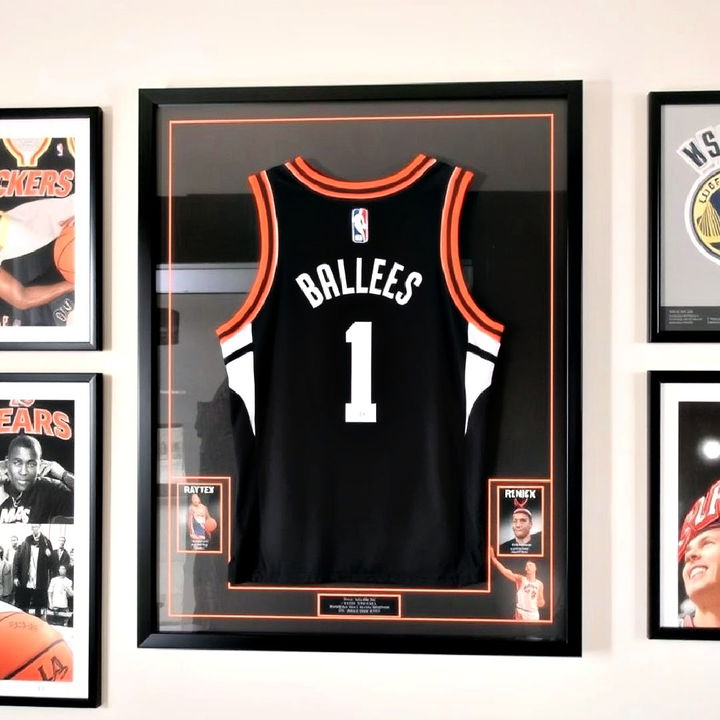 highlight your love with a jersey display frame